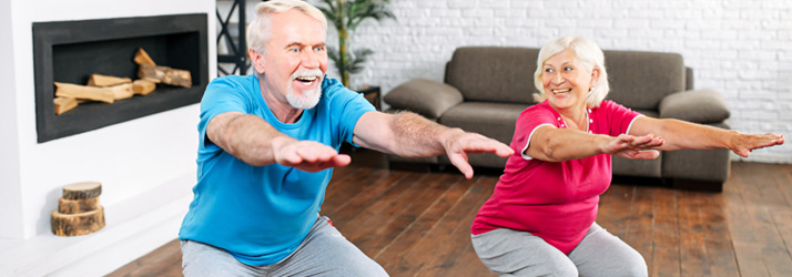 Chiropractic Southeast FL Senior Folks Exercising
