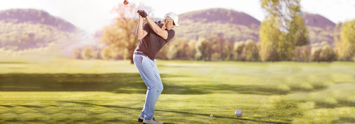 Chiropractic Southeast FL Man Playing Golf