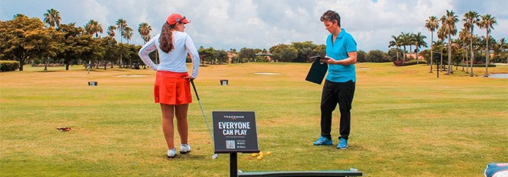 Chiropractor Southeast FL Tonya Carswell With Golfer